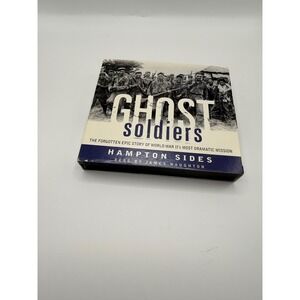Ghost Soldiers Hampton Sides WWII Audiobook 5 CD Set James Naughton BDD Audio‎